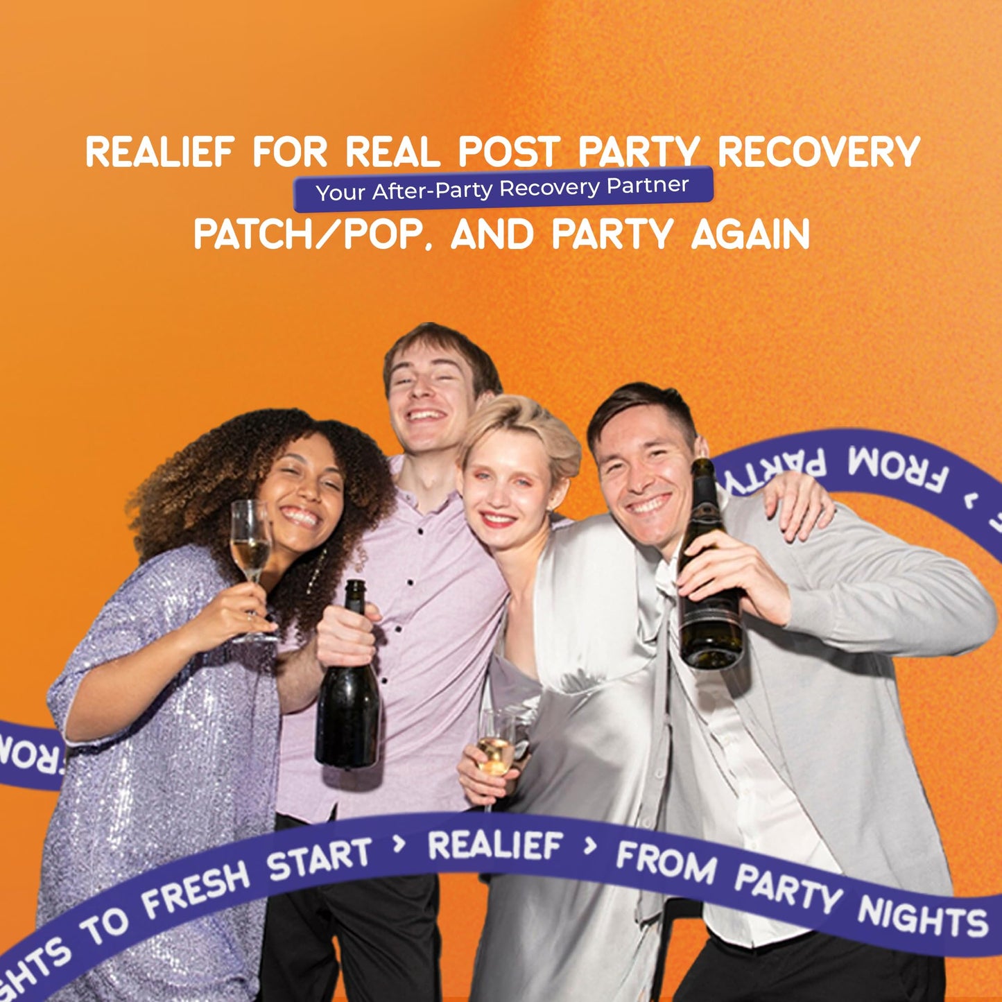 The Realief 60 Count Post Party Gummies – DHM, Milk Thistle & Electrolytes – Wellness Support – Strawberry Flavor – Wake Up Refreshed The RealiefBuy Supplements Australia