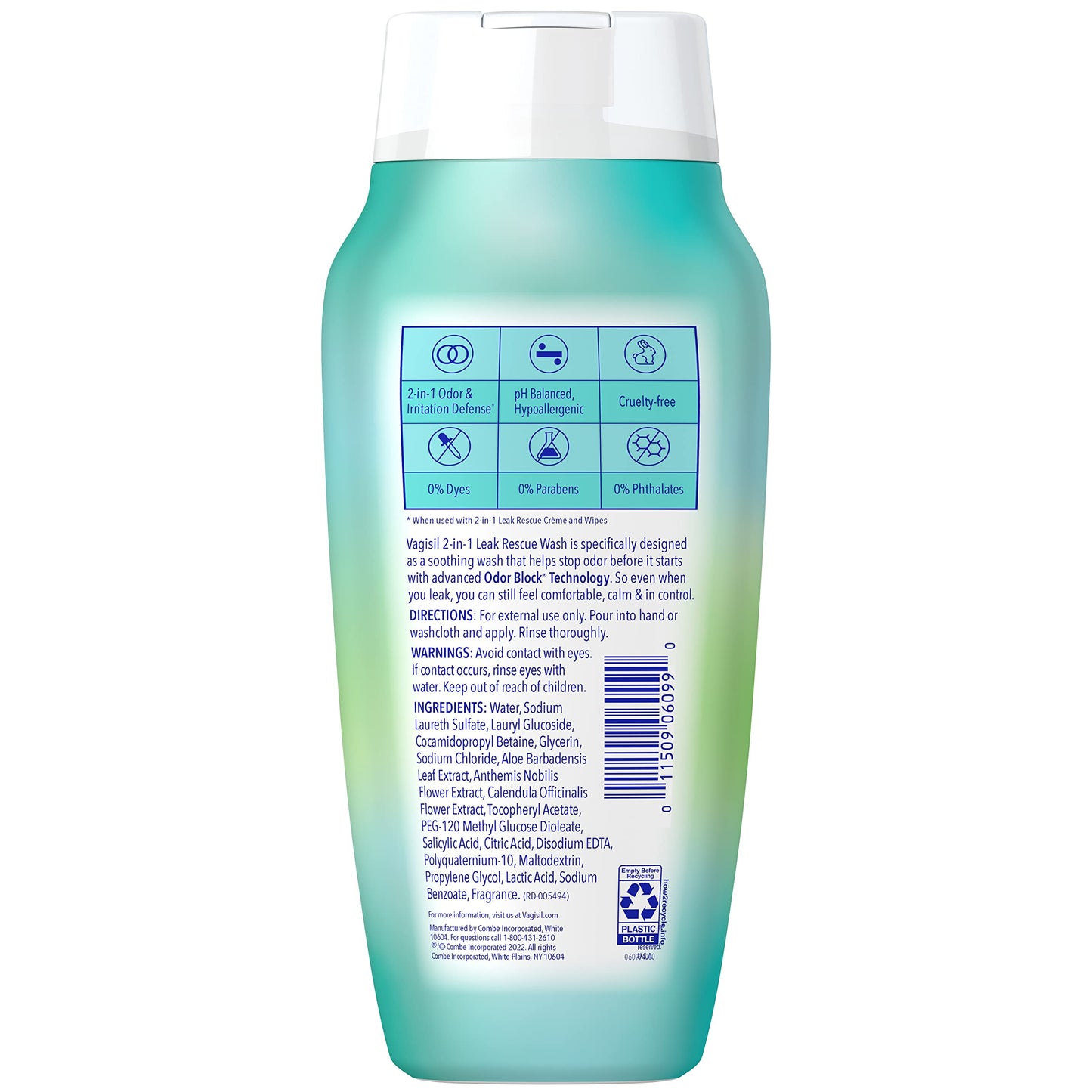 Vagisil 2-in-1 Leak Rescue Daily Intimate Feminine Wash for Women, Gynecologist Tested & Hypoallergenic VagisilBuy Supplements Australia