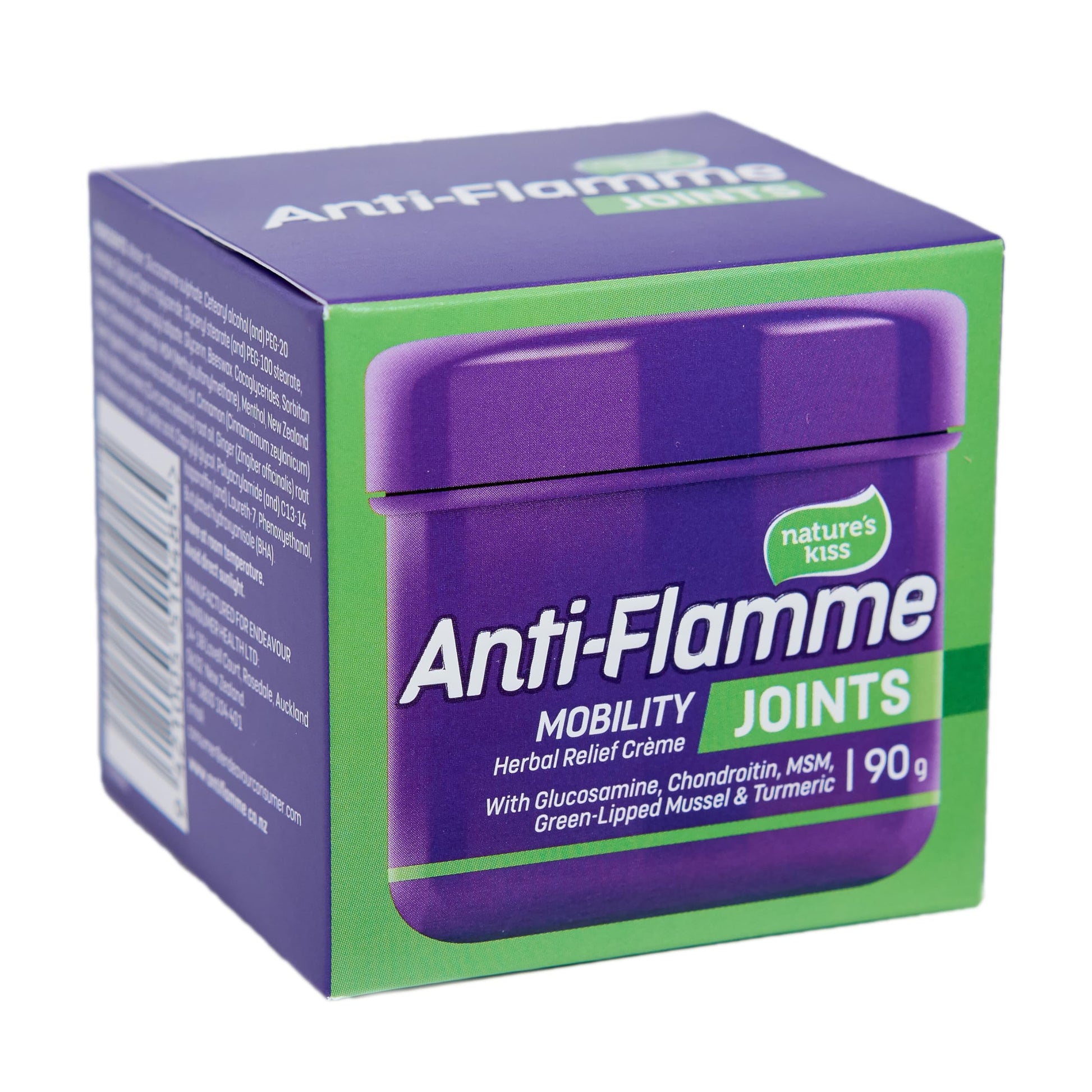Nature's Kiss - Anti-Flamme Joints - Herbal Cream for Joints - 3oz Tub (90g) Nature's KissBuy Supplements Australia