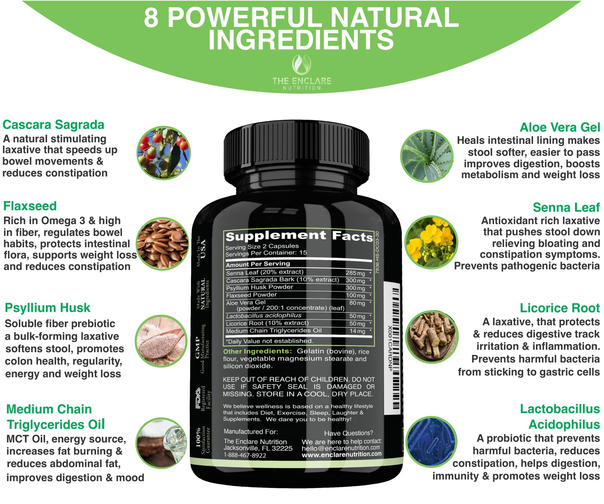 Colon Cleanse Fast-Acting Colon Cleanser Detox. Healthy Bowel Movement THE ENCLARE NUTRITIONBuy Supplements Australia