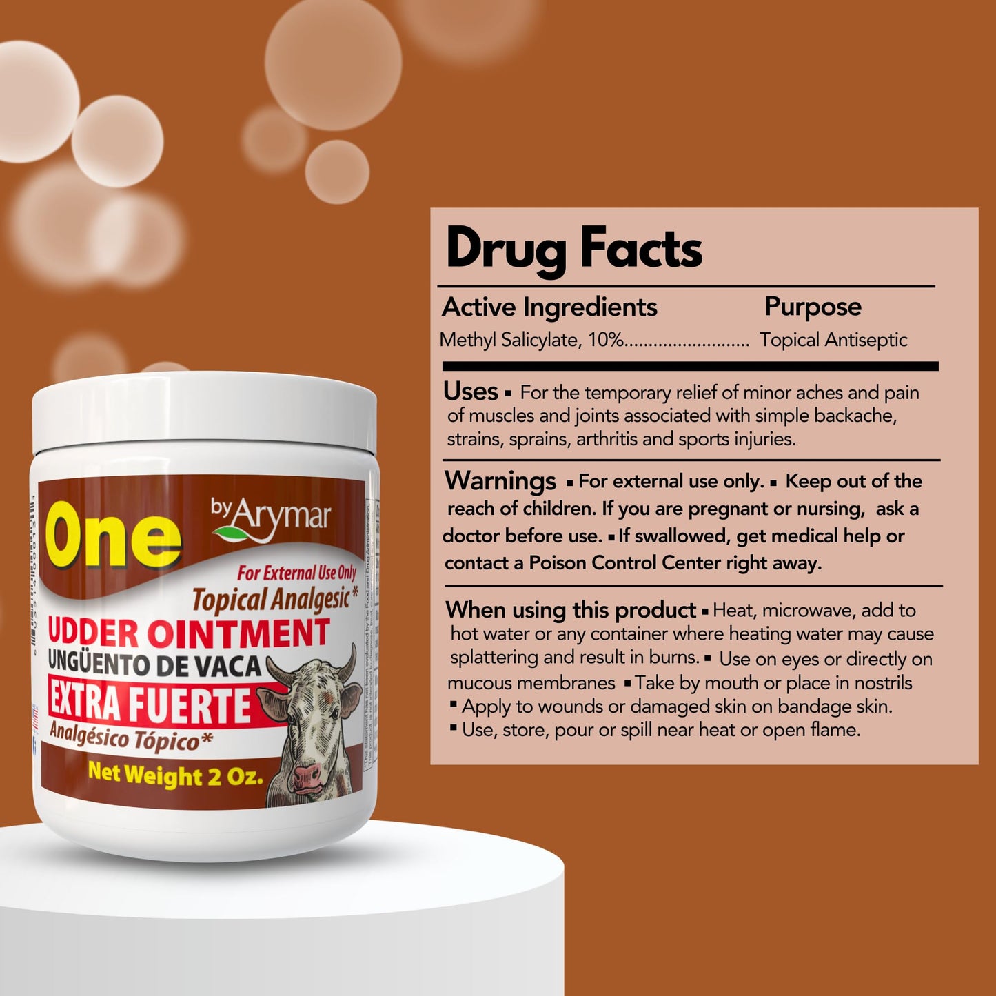 Arymar Udder Ointment: Intensive Soothing Cream for Muscle and Joint Comfort, Topical Balm for Tired Muscles and Skin manteinence, Traditional Formula, 2.6 oz ArymarBuy Supplements Australia