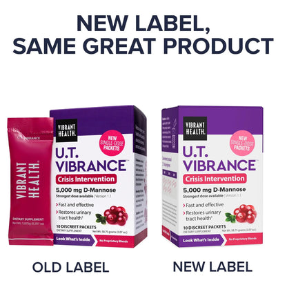 Vibrant Health, U.T. Vibrance Stick Packs, Crisis Intervention for Urinary Tract Health, 10 Servings Vibrant HealthBuy Supplements Australia