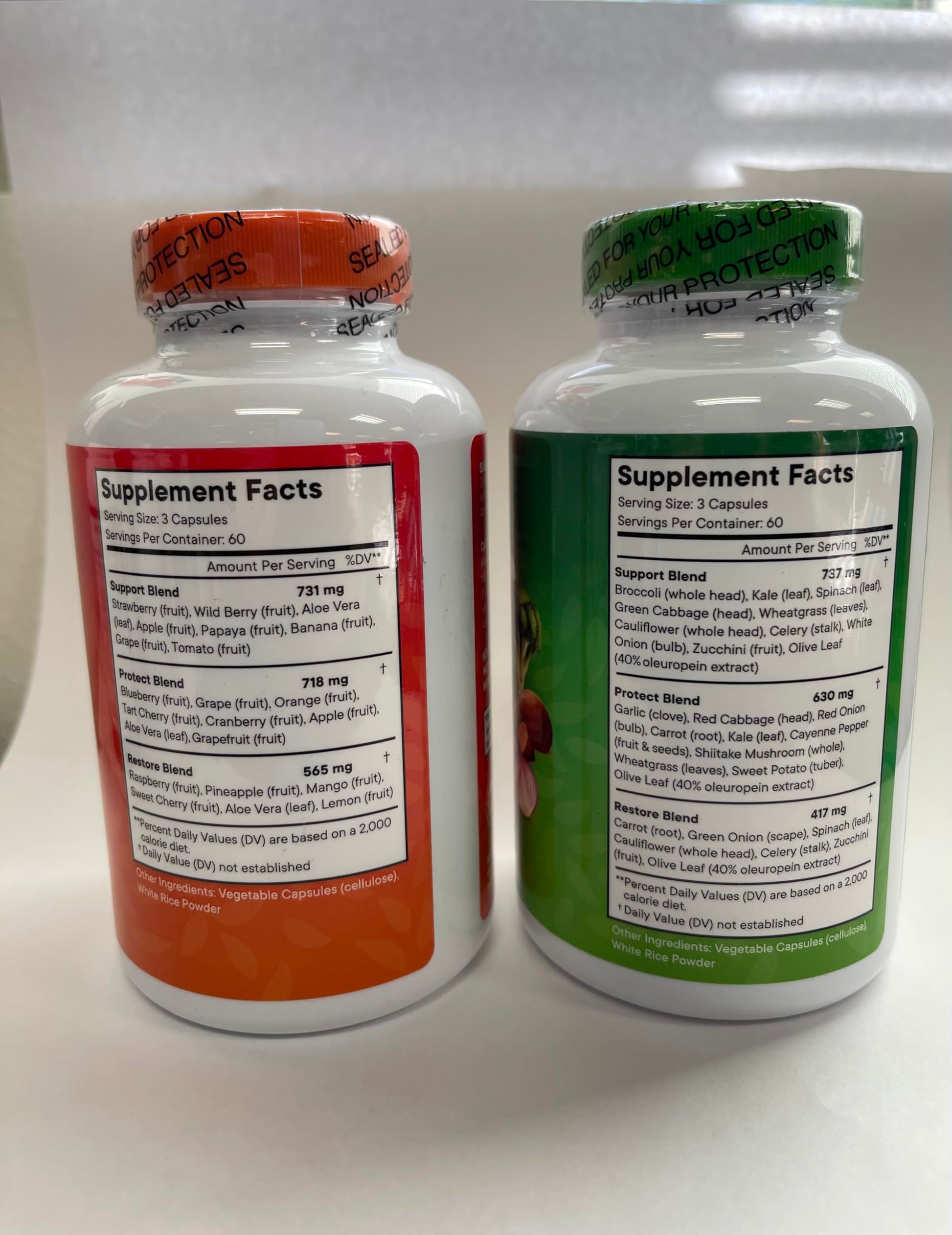 Superfood Fruit and Veggie Supplement - Fruit and Veggie Capsules 100% Whole Super Fruits and Super Vegetables Supplements & Vitamins, with Beta Carotene (720 Count (Pack of 4)) Superfood MDBuy Supplements Australia