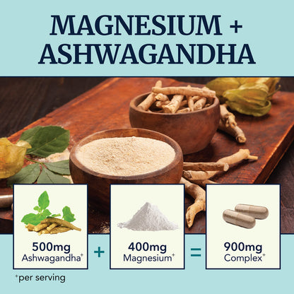 Magnesium Ashwagandha | Calming Magnesium Supplement for Adults | Relax, Rest Nobi NutritionBuy Supplements Australia