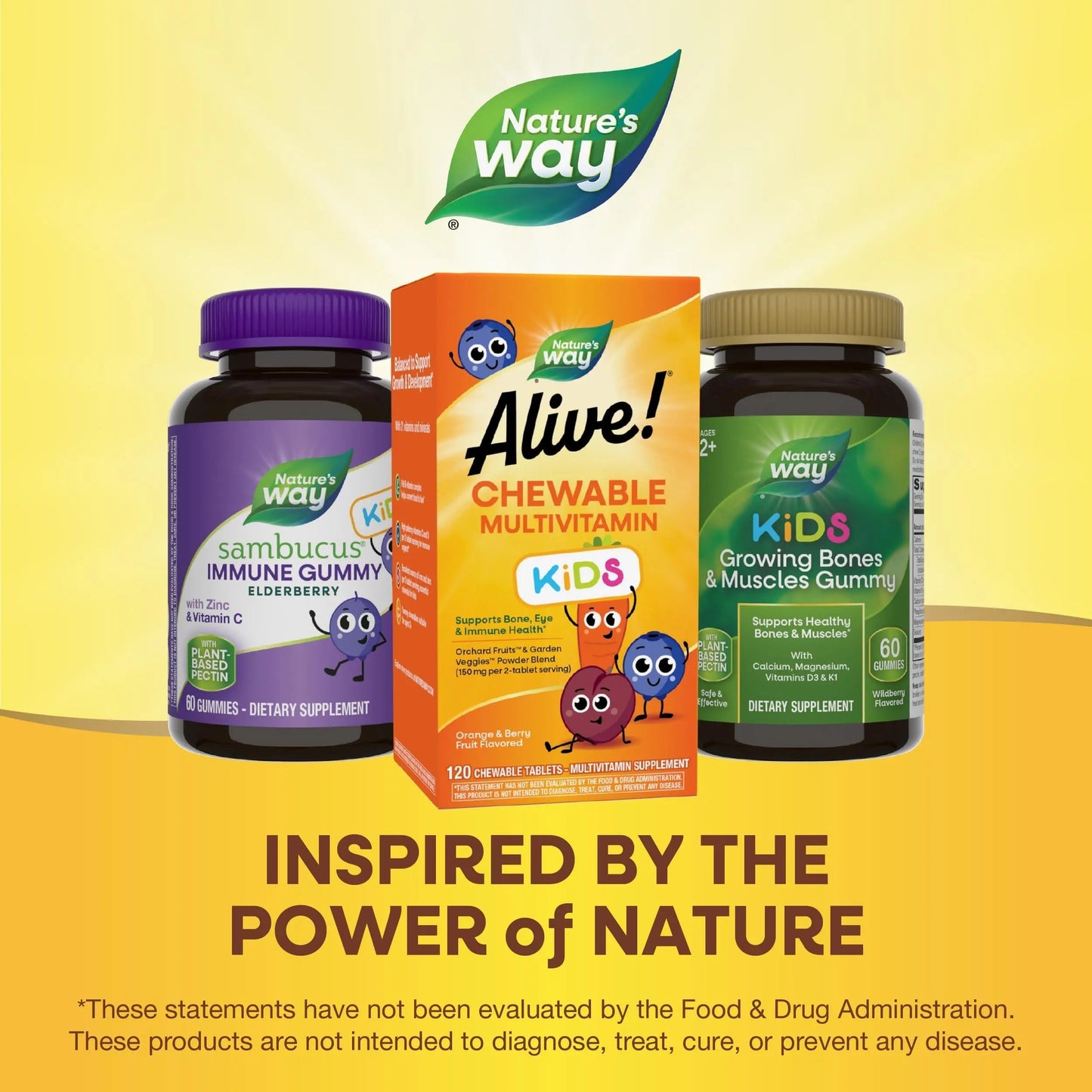 Alive! Children's Multi-Vitamin Chewable - 120 Chewable Tablets by Nature's Way Nature's WayBuy Supplements Australia