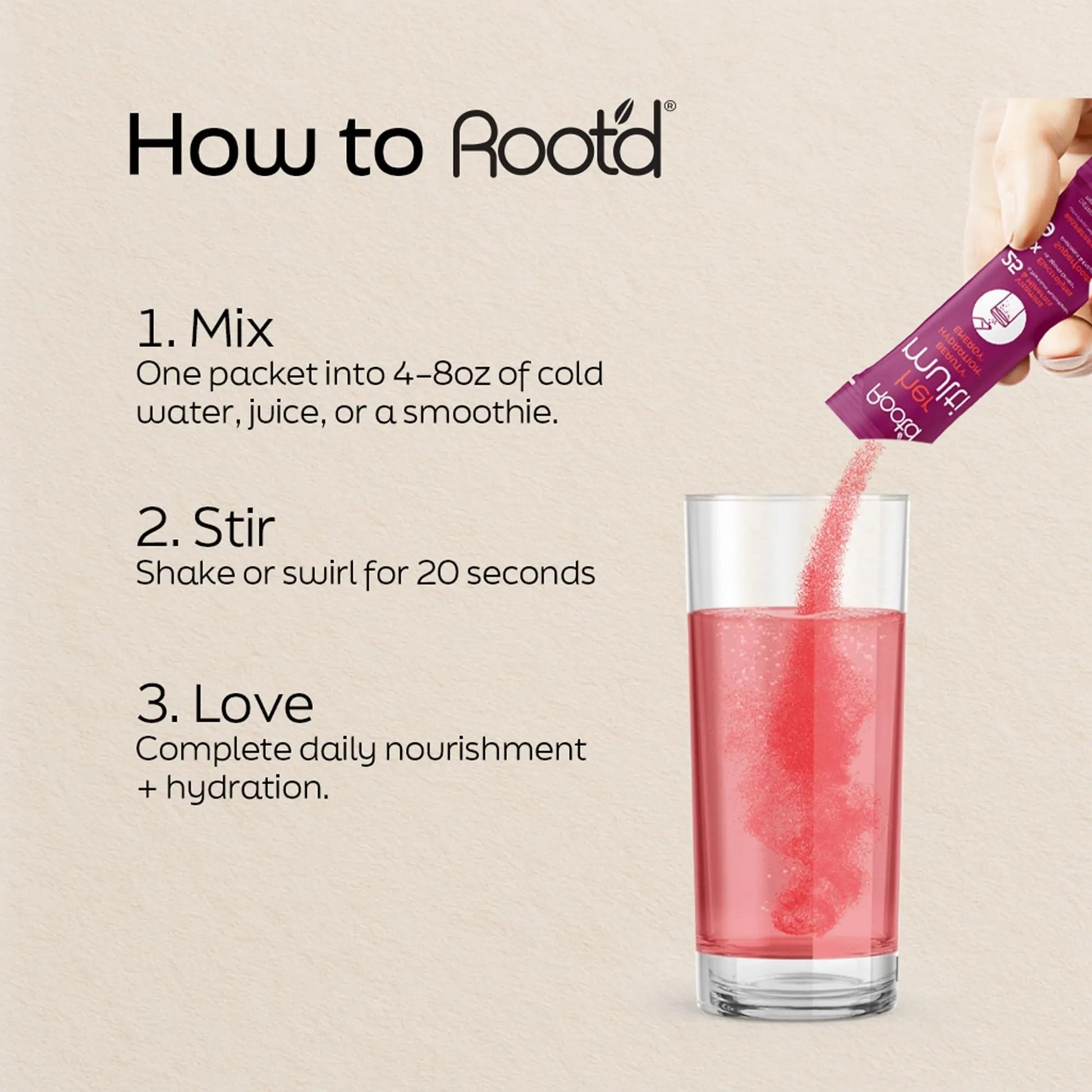 Root'd Multivitamin Powder for Women - 25 Vitamins & Minerals with 3X Electrolytes, 9 Organic Superfoods, Probiotics & Enzymes Root'd