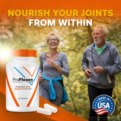 ProFlexen Capsules, ProFlexen Advanced Joint Support Formula, ProFlexen Collagen Support Pills, All Natural Supplement for Healthy and Flexible Joints, Official Pro Flexen Joint Reviews (60 Capsules) NutraRizeBuy Supplements Australia