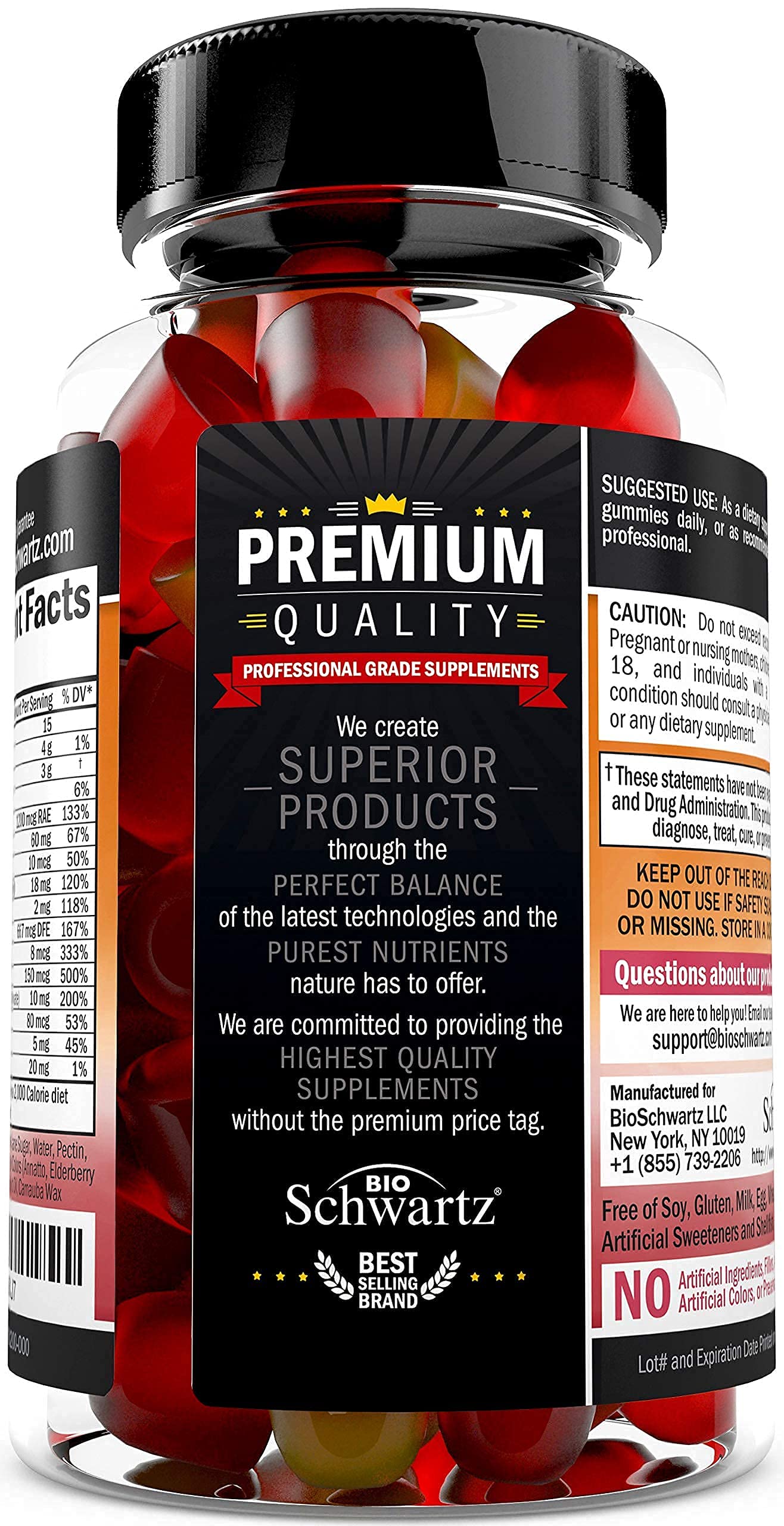 Women's Multivitamin Gummies with A C B6 B12 D & E Vitamins for Immune Support BioSchwartzBuy Supplements Australia