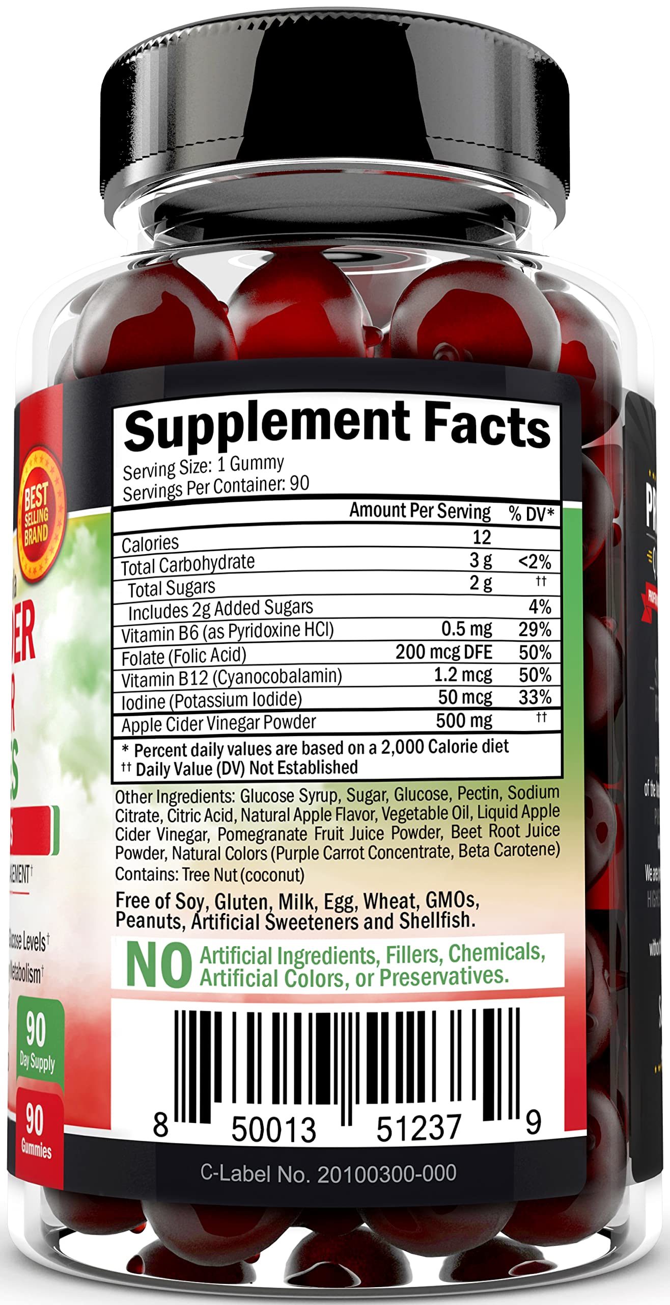 Apple Cider Vinegar Gummies for Weight Loss - ACV Gummies with The Mother BioSchwartzBuy Supplements Australia