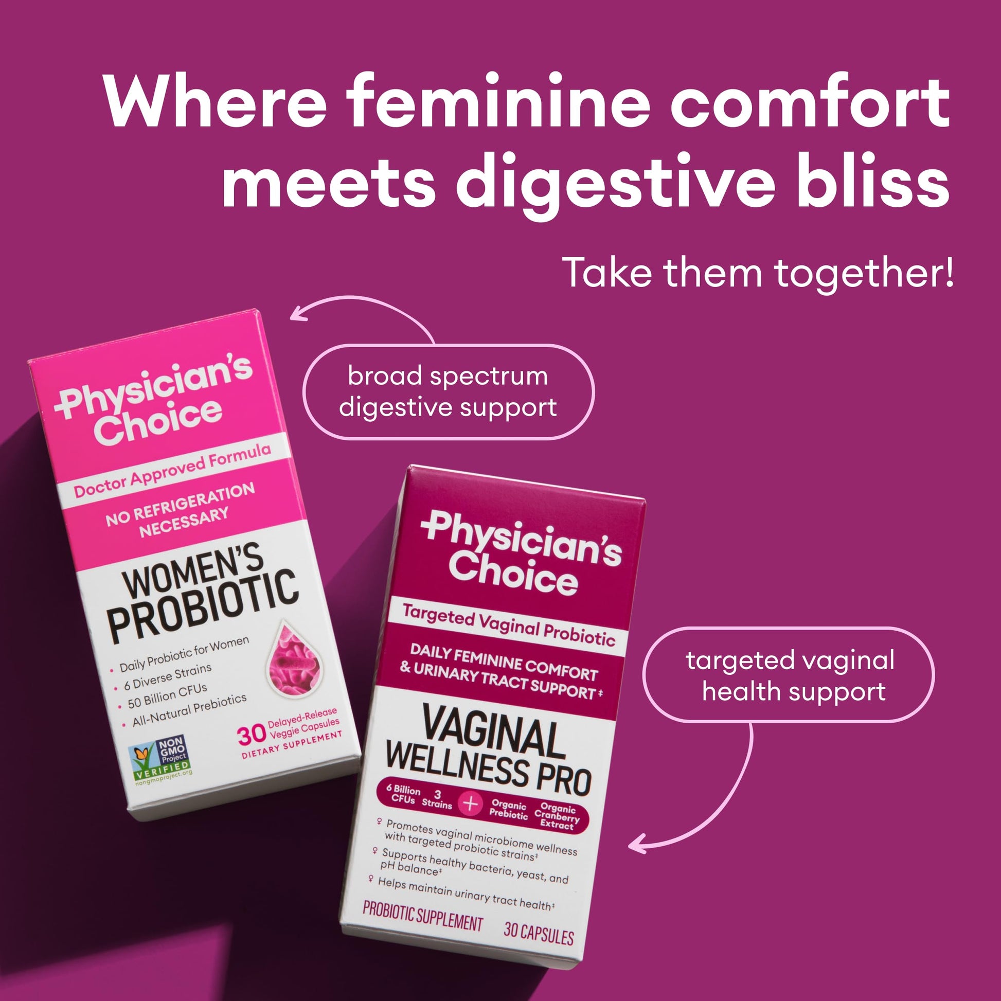 Physician's Choice Vaginal Probiotics for Women - Unique with Licorice Root - PH Balance Physician's ChoiceBuy Supplements Australia