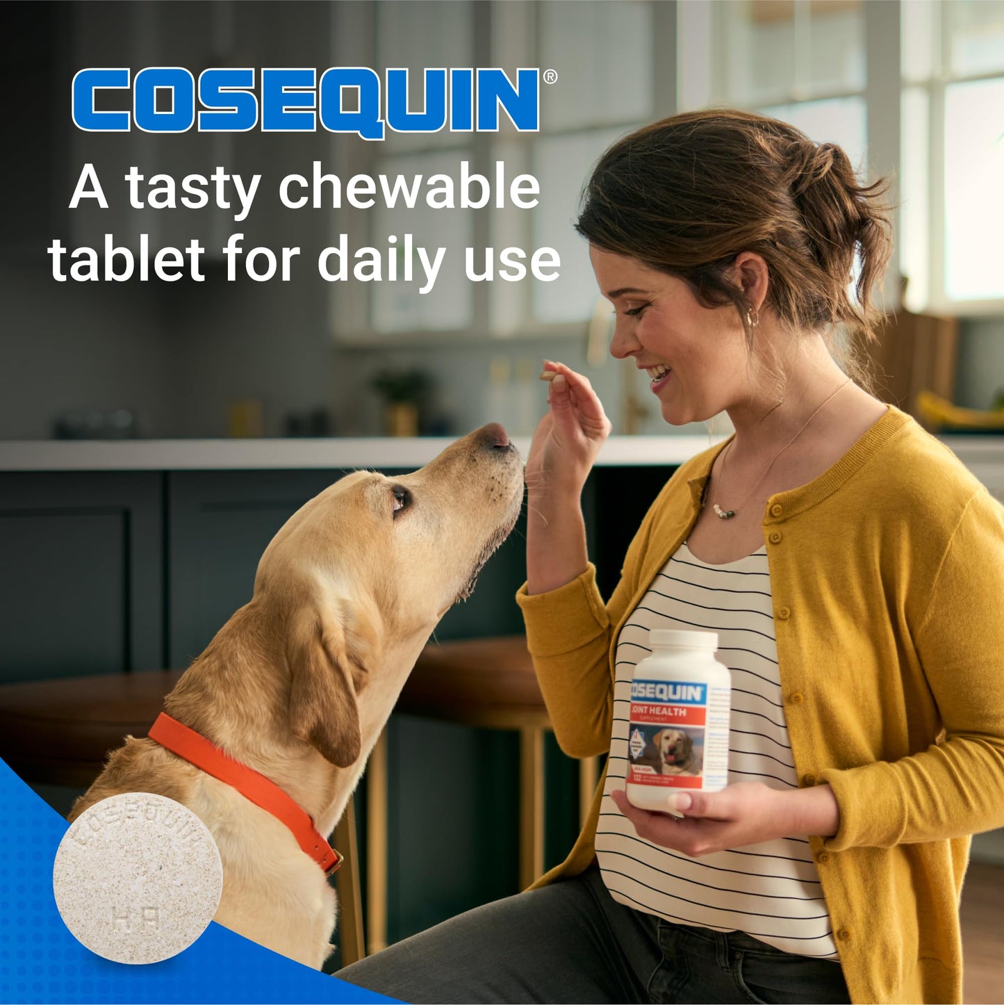 Nutramax Cosequin for Dogs Joint Health Supplement, Contains Glucosamine for Dogs, Plus Chondroitin, MSM and HA, Supports Healthy Joints, Chewable Tablets, 75 Count Nutramax LaboratoriesBuy Supplements Australia