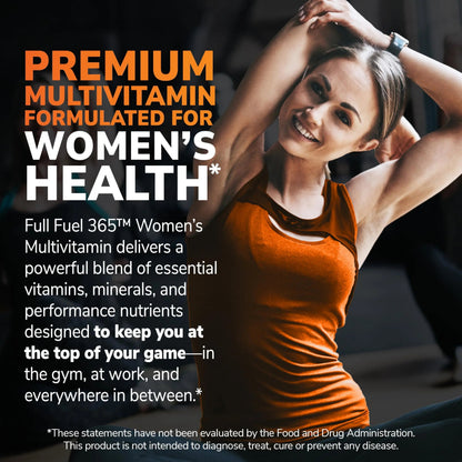 21st Century Full Fuel 365 Active Women’s Multivitamin, 120 Tablets, Daily Vitamins and Minerals for Energy, Muscle Support, Immune Health 21st Century