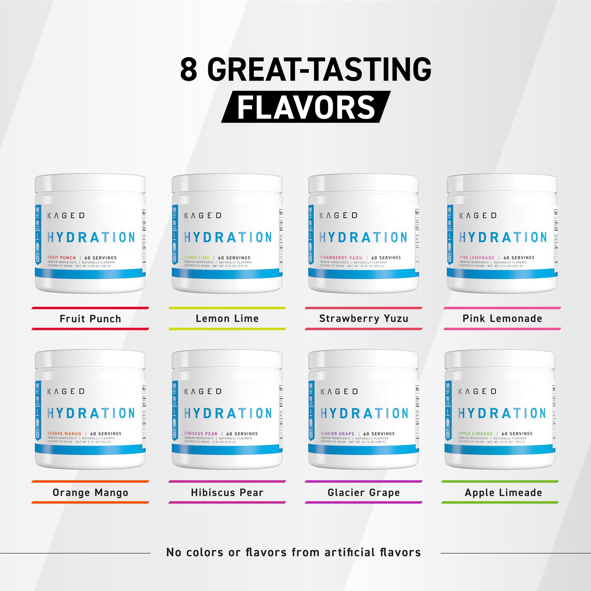 Kaged Electrolyte Hydration Powder Hydracharge Apple Limeade Sports Drink for Men and Women Pre, Post, Intra Workout Supplement 60 Servings KagedBuy Supplements Australia