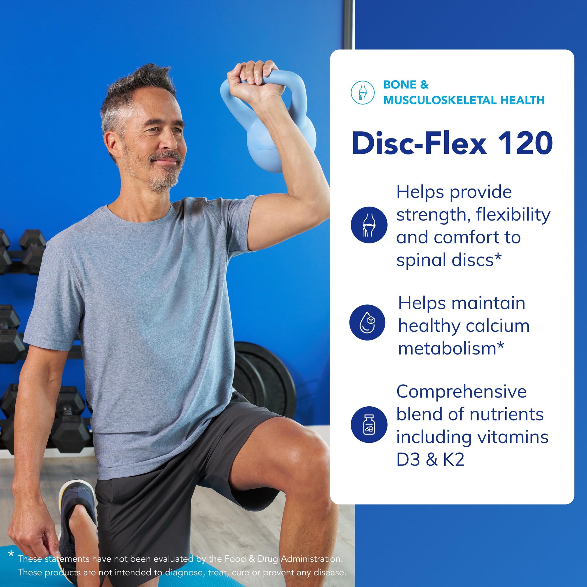 Pure Encapsulations Disc-Flex - Bone & Musculoskeletal Health Dietary Supplement - Supports Spinal Disc Strength & Flexibility* - Vegetarian & Gluten Free - 120 Capsules Pure EncapsulationsBuy Supplements Australia