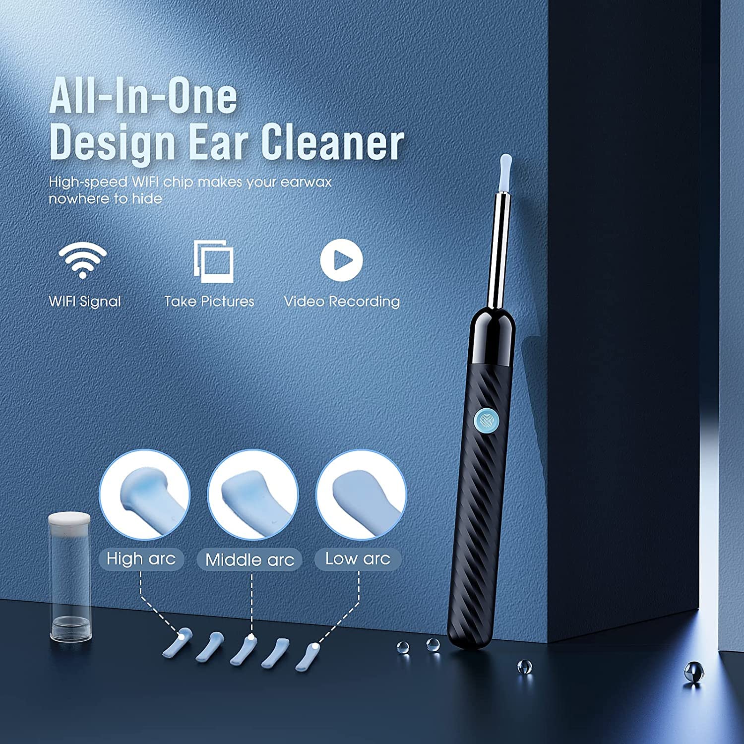 Ear Wax Removal - Earwax Remover Tool with 8 Pcs Ear Set - Ear Cleaner LEIPUTBuy Supplements Australia