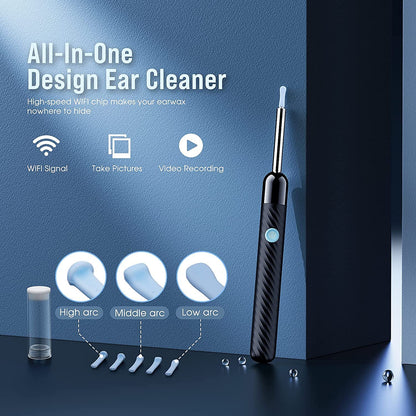 Ear Wax Removal - Earwax Remover Tool with 8 Pcs Ear Set - (Grey) LEIPUTBuy Supplements Australia