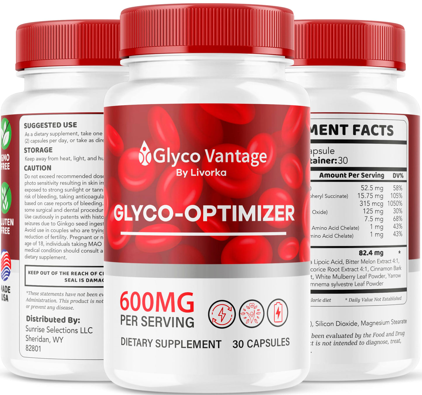 (2 Pack) Glyco Vantage Glyco Optimizer, Glyco Vantage, Glyco Vantage Capsules, Glyco Vantage Joint Optimizer, GlycoVantage Glyco Optimizer Pills, Glyco Vantage Support, 60 Capsules For 2 Months LIVORKABuy Supplements Australia