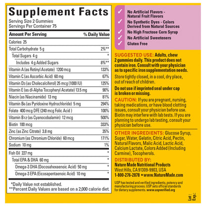 Nature Made Womens Multivitamin with Omega-3, Multivitamin for Women Nature MadeBuy Supplements Australia