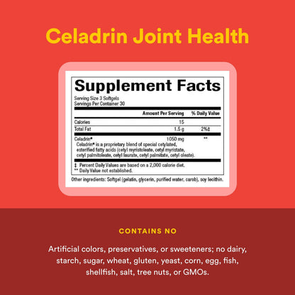 Natural Factors, Celadrin Joint Health, Promotes Flexibility, Mobility and Joint Function, 90 Softgels Natural FactorsBuy Supplements Australia
