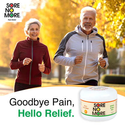Sore No More Warm Arthritis Pain Relief Cream – Targeted Reliever for Back, Neck, Hands & Feet – Soothing & Fast-Acting Formula for Aches and Pains – Non-Greasy with Orange Aroma – 8 oz Sore No MoreBuy Supplements Australia