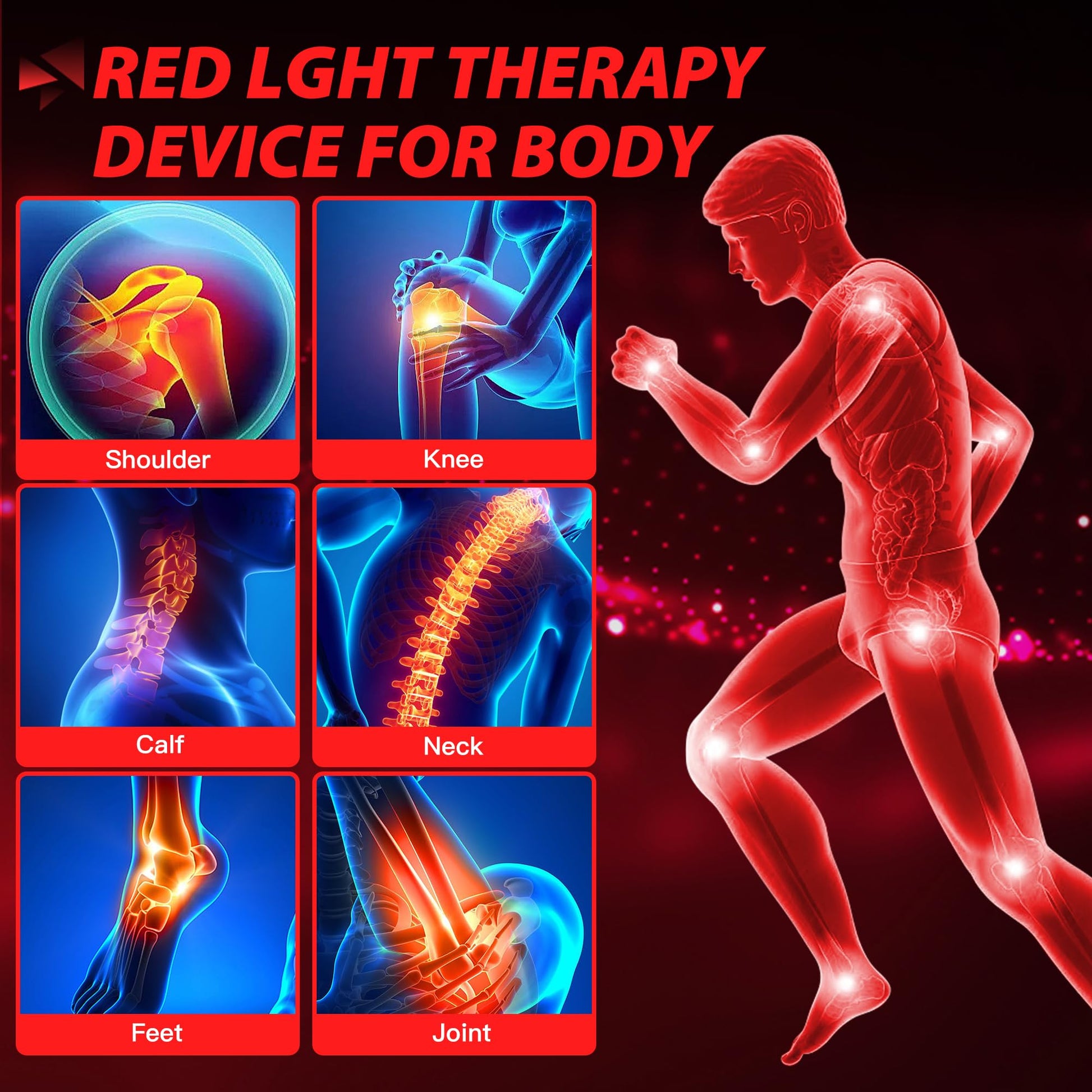 Dexnump Red Light Therapy for Face, 324 LEDs Red Light Therapy Lamp Height Free Adjustment Infrared DexnumpBuy Supplements Australia