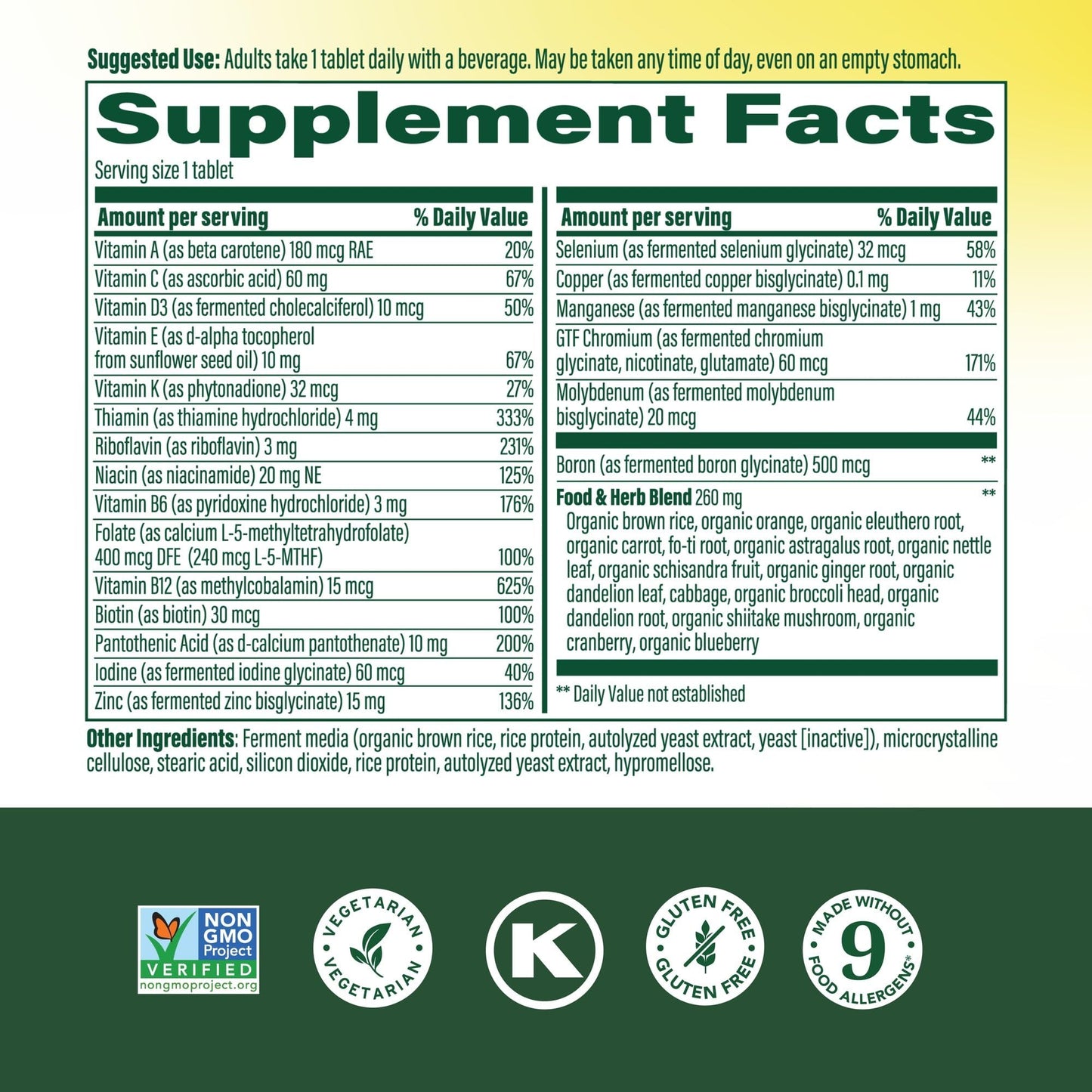 MegaFood One Daily Mens Multivitamins - Multivitamin for Men - Vitamin C, Vitamin D3 & Vitamin B12 - Muscle, Energy Metabolism & Immune Support MegaFoodBuy Supplements Australia