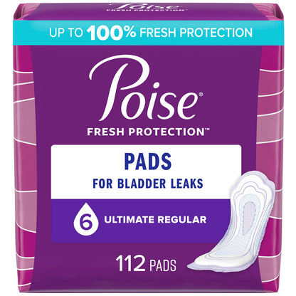 Poise Incontinence Pads & Postpartum Incontinence Pads, 6 Drop Ultimate PoiseBuy Supplements Australia