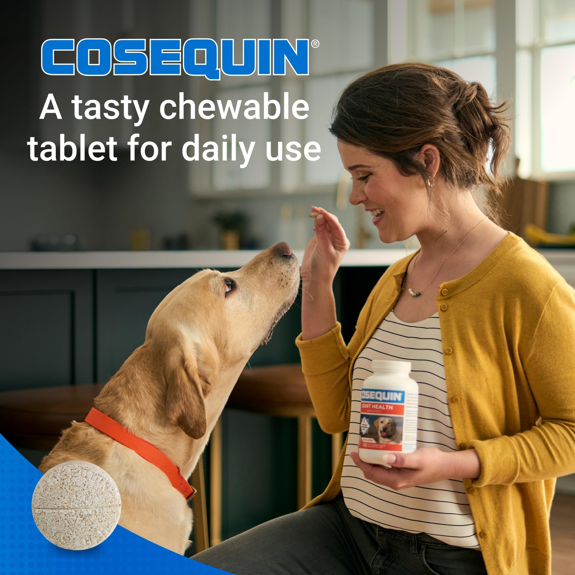 Nutramax Laboratories Cosequin Maximum Strength Joint Health Supplement for Dogs - With Glucosamine, Chondroitin, and MSM, 2 Pack, 264 Total Chewable Tablets Nutramax LaboratoriesBuy Supplements Australia