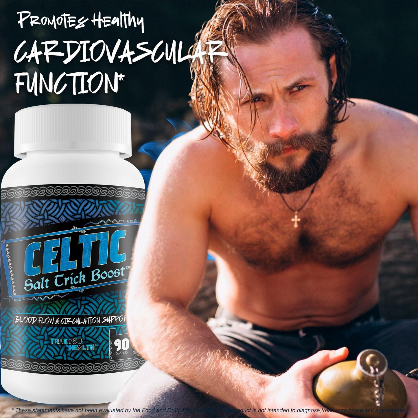 Celtic Salt Trick Boost for Blood Flow - Improved Formula - Our Best Blood Circulation Supplements for Men - Increase Blood Flow Care Blood Circulation Pills - Advanced Blood Flow Support True You HealthBuy Supplements Australia