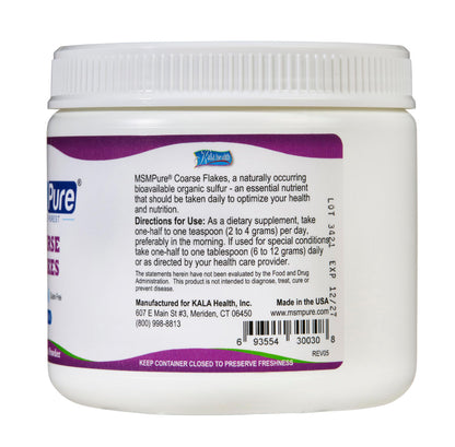 KALA HEALTH MSMPure MSM Coarse Flakes 8.8oz and MSM Gel With Organic Aloe 8oz Bundle KALA HEALTHBuy Supplements Australia