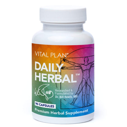 Vital Plan Daily Herbal Supplement by Dr. Bill Rawls – Herbal Immunity Booster for Immune Support, Microbiome Balance & Cell Health — Reishi Mushroom, Turmeric & Rhodiola Vital PlanBuy Supplements Australia