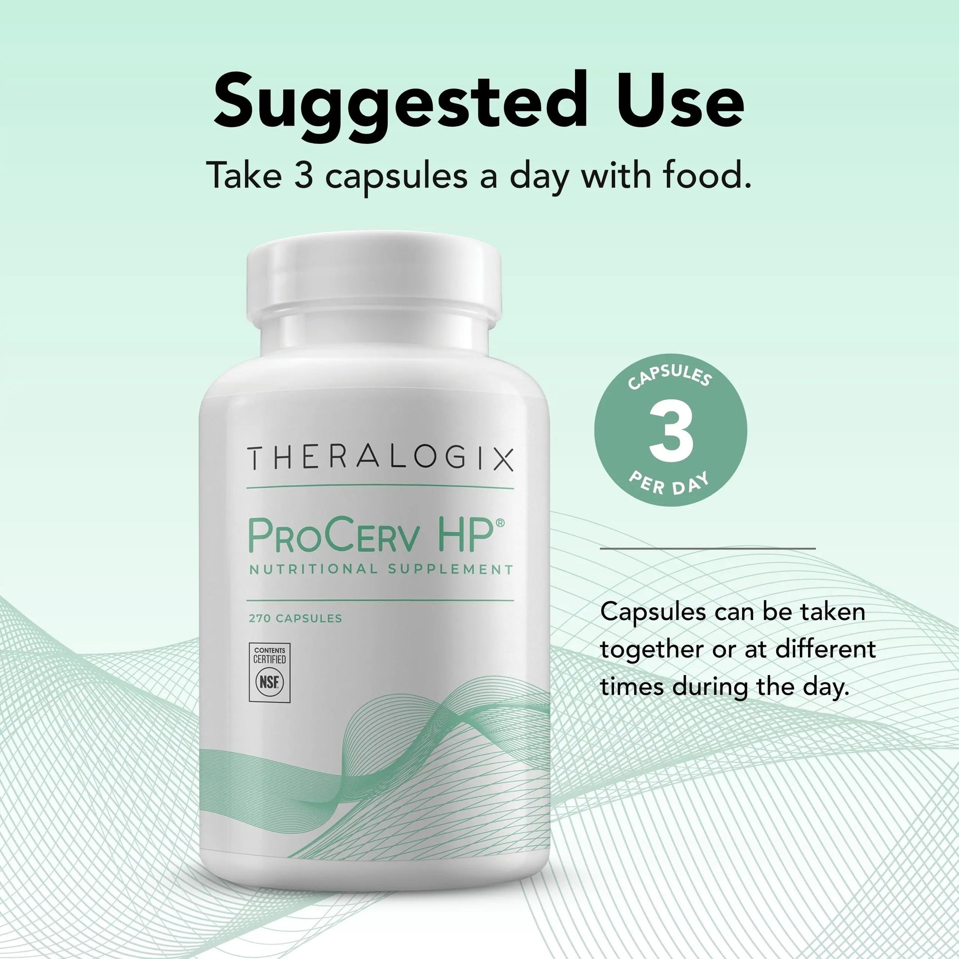 Theralogix ProCerv HP High-Potency Multivitamin - 90-Day Supply - Support for Women & Men - Immune Support Supplement Theralogix