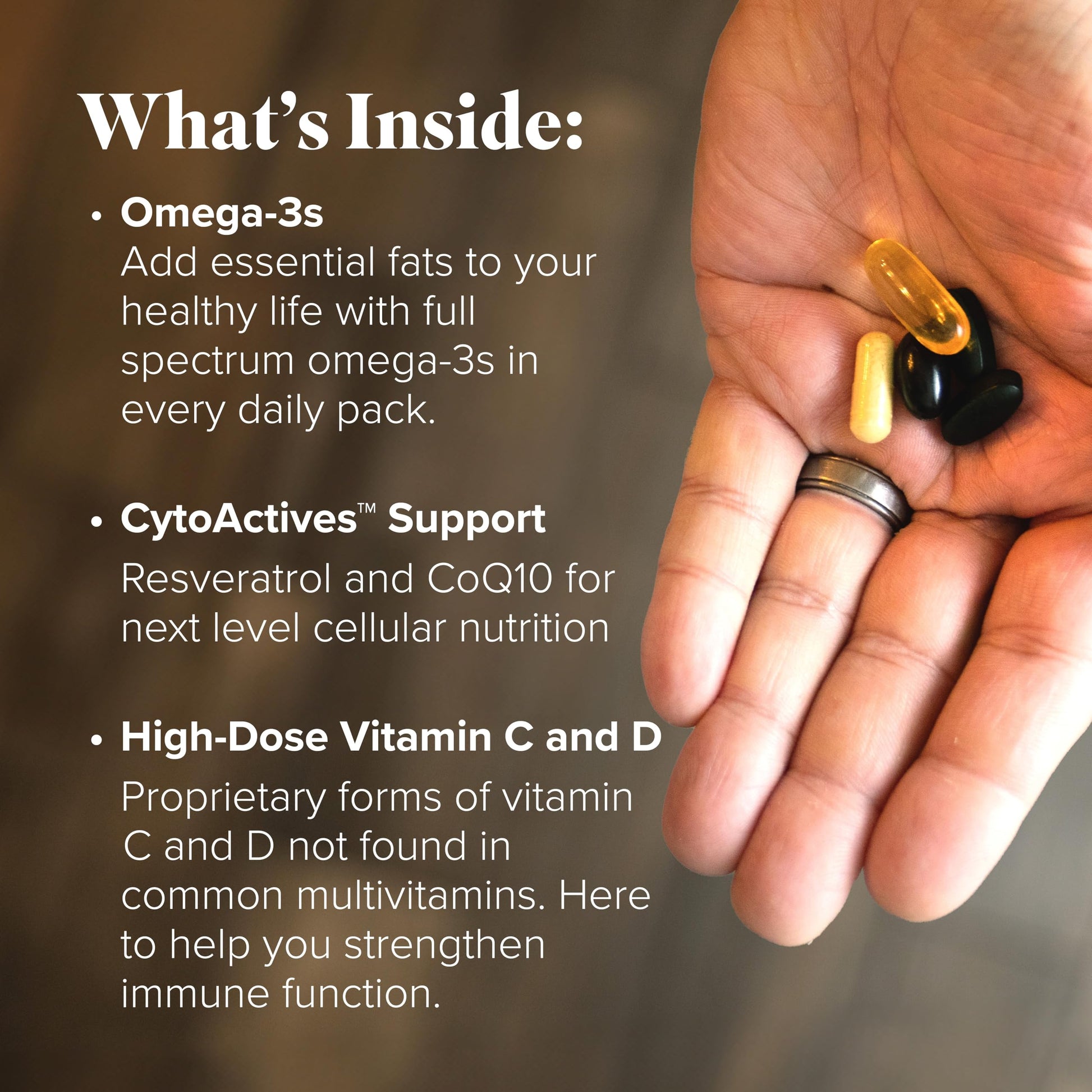 Complete Essentials™ Daily Pack for Men - Balanced Micronutrients for Optimal Women's Health & Performance - Antioxidants to Fight Oxidative Stress - Convenient Individual Packs - 30-Day Supply IsagenixBuy Supplements Australia