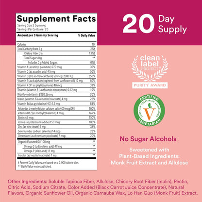 SmartyPants Kids Multivitamin Gummies 120 Count and Women's Multivitamin Gummies 60 Count Bundle SmartyPantsBuy Supplements Australia