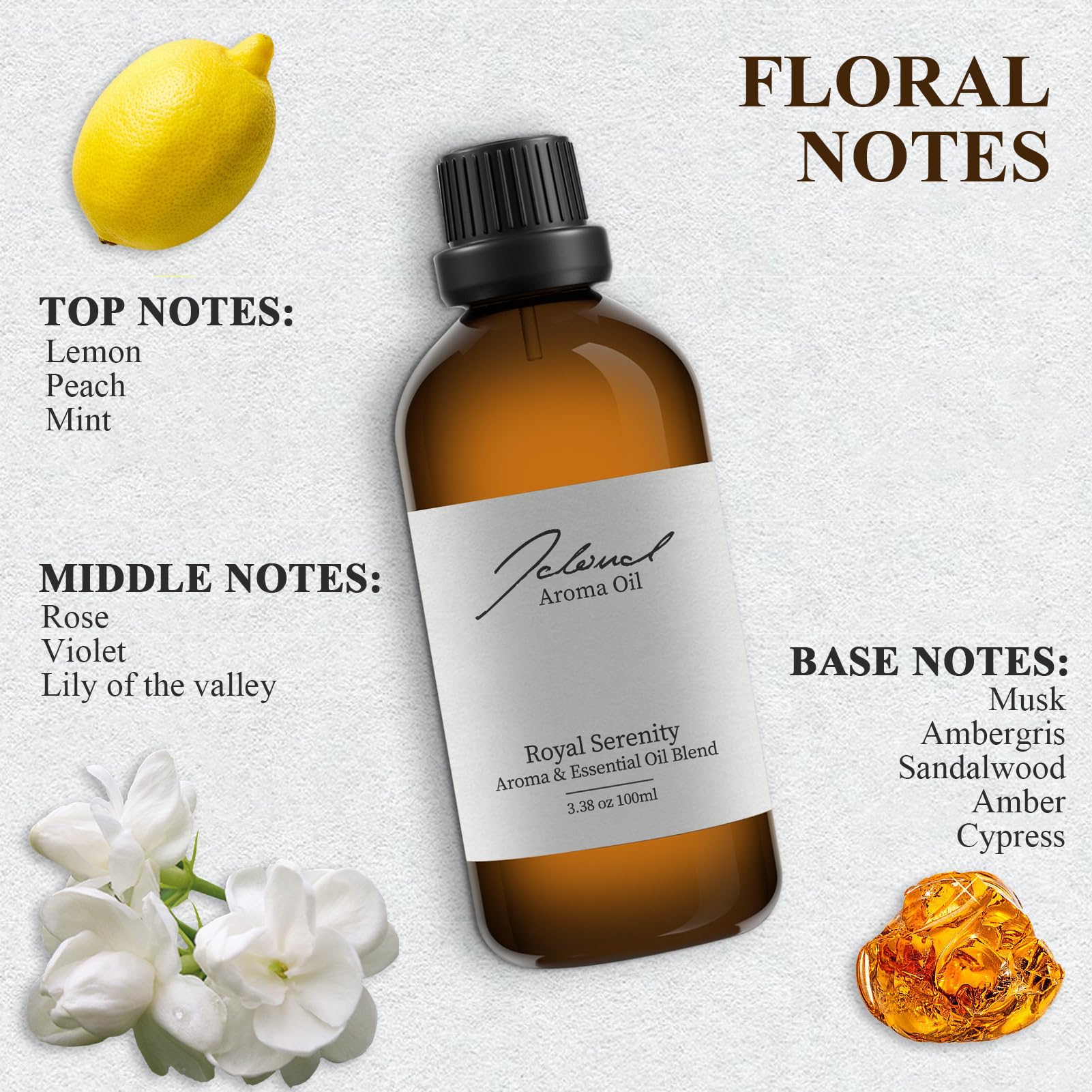 JCLOUD Royal Serenity Essential Oil Inspired by Ritz-Carlton Hotel | Hotel Collection - Pure Aromatherapy JCLOUDBuy Supplements Australia