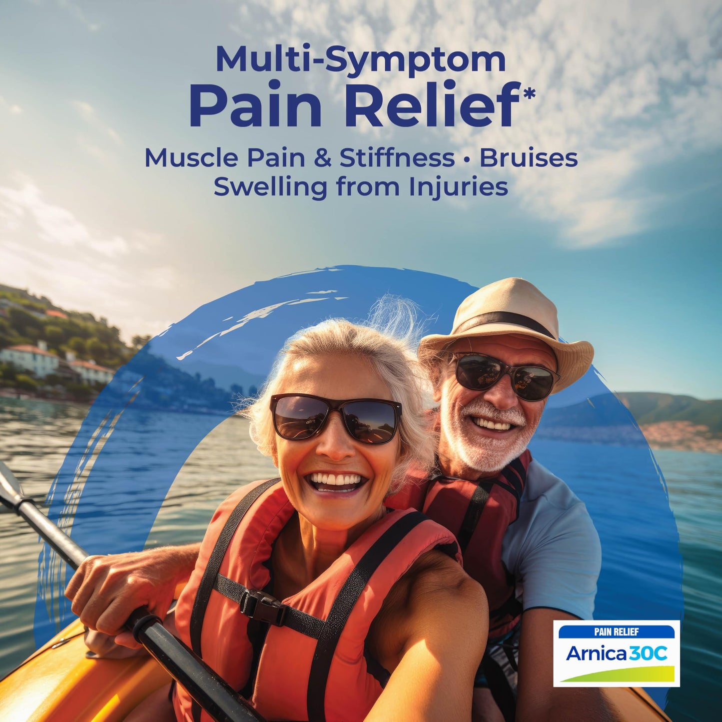 Boiron Arnica 30C Tablets for Pain Relief from Muscle Pain, Joint Soreness, Swelling from Injury or Bruises - 60 Count BoironBuy Supplements Australia