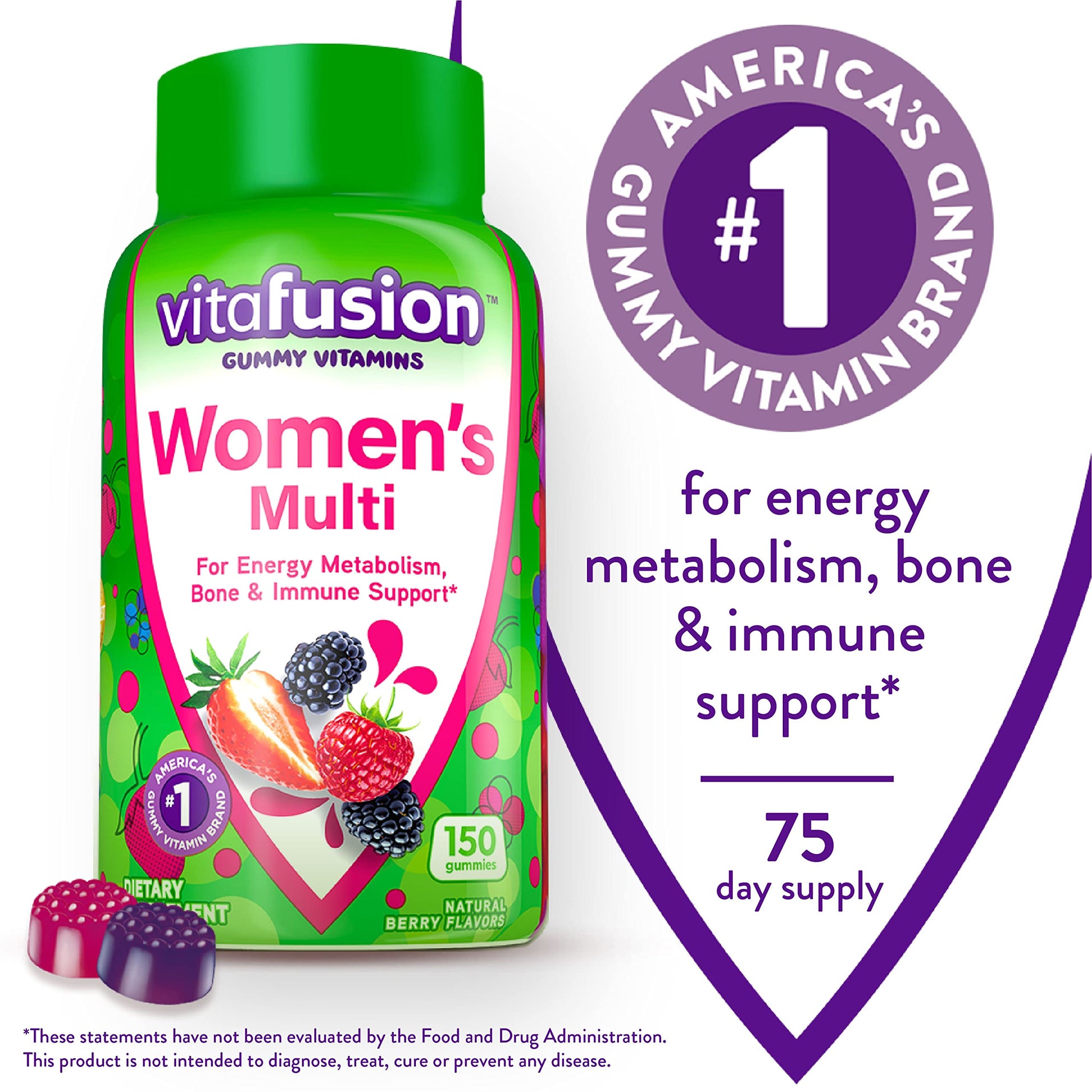 Vitafusion Womens Multivitamin Gummies (150 Count) and Vitafusion Extra Strength VitafusionBuy Supplements Australia