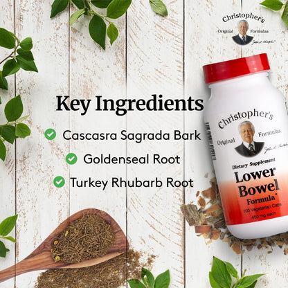 Christopher's Original Formulas Lower Bowel Formula 100 Vcaps Christopher's Original FormulasBuy Supplements Australia