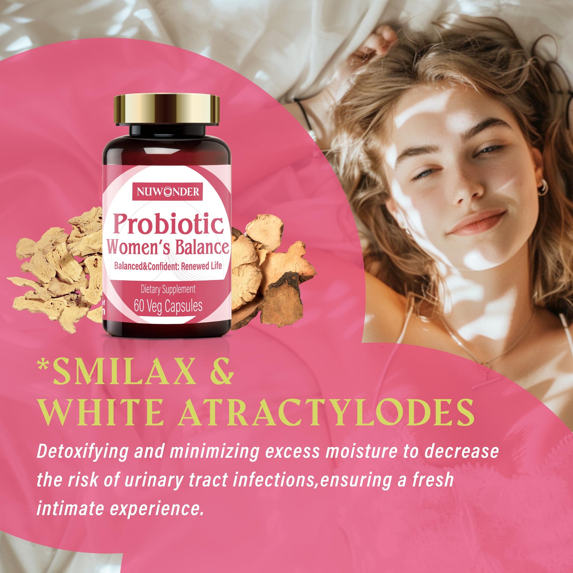 NUWONDER Women's probiotic - Natural Vaginal Support Supplement, Balanced & Confident NUWONDERBuy Supplements Australia
