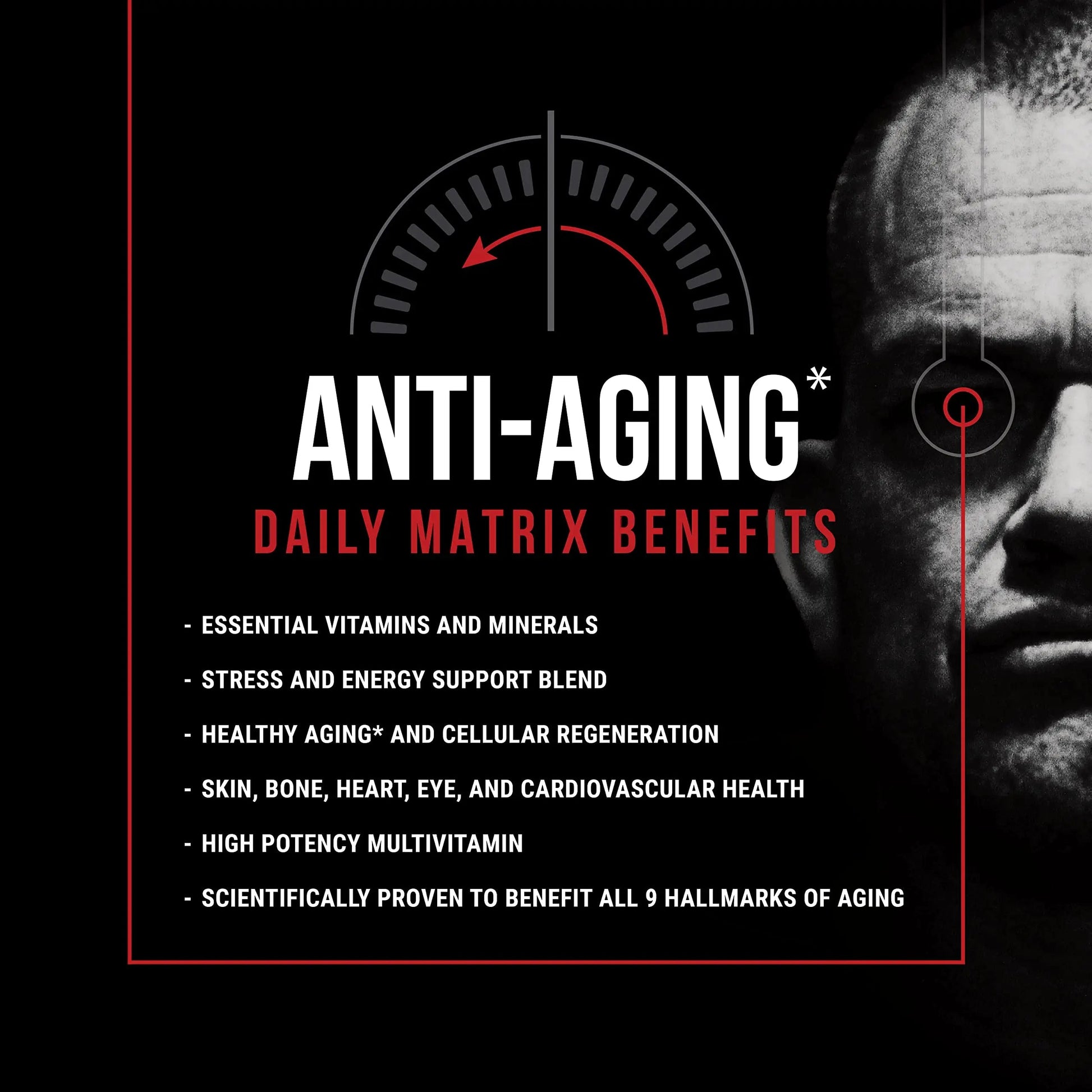 Jocko Fuel TIME WAR - Multivitamin for Men & Women. NAD Supplement for Healthy Aging, Heart, Bone, & Eye Health. Essential Vitamins and Minerals Jocko Fuel