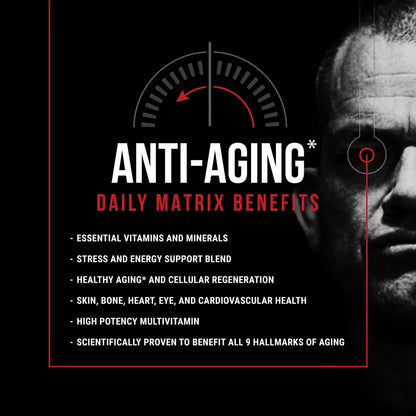 Jocko Fuel TIME WAR - Multivitamin for Men & Women. NAD Supplement for Healthy Aging, Heart, Bone, & Eye Health. Essential Vitamins and Minerals Jocko Fuel