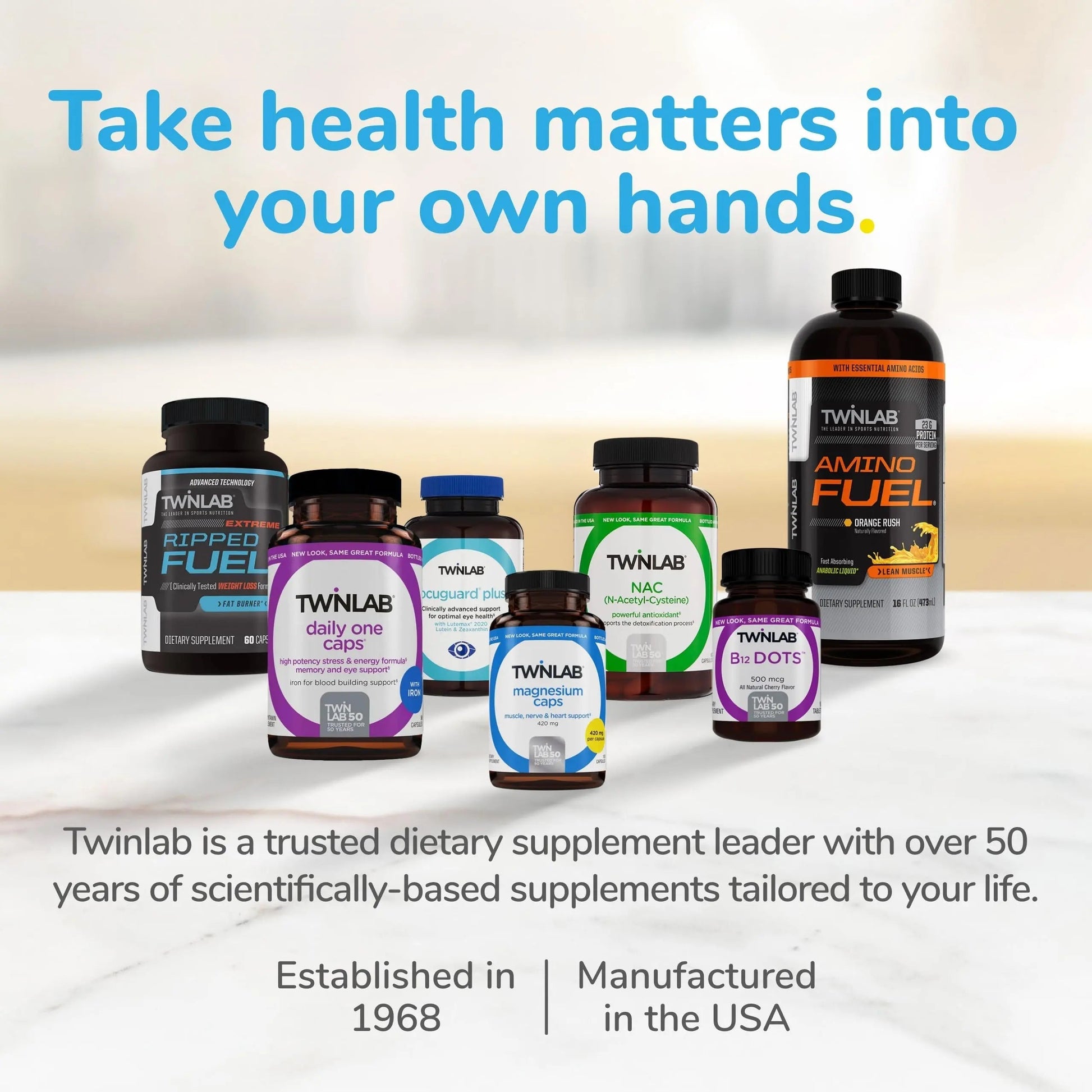 Twinlab Daily One Caps Without Iron - Nutritional Supplement with Zinc, B Vitamins, Magnesium, and More - 180 Capsules Twinlab