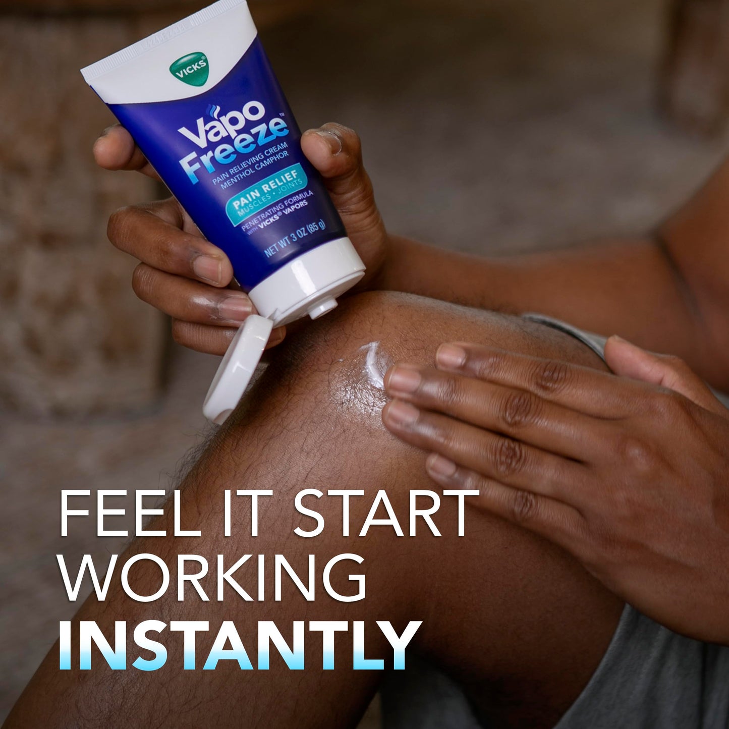 Vicks VapoFreeze Topical Pain Cream 3.0oz, Maximum Strength Menthol+ for Muscle Pain Relief, Joint Pain Relief, Knee Pain Relief, Back Pain Relief, Cream for Pain Relief, Topical Pain Relief VicksBuy Supplements Australia