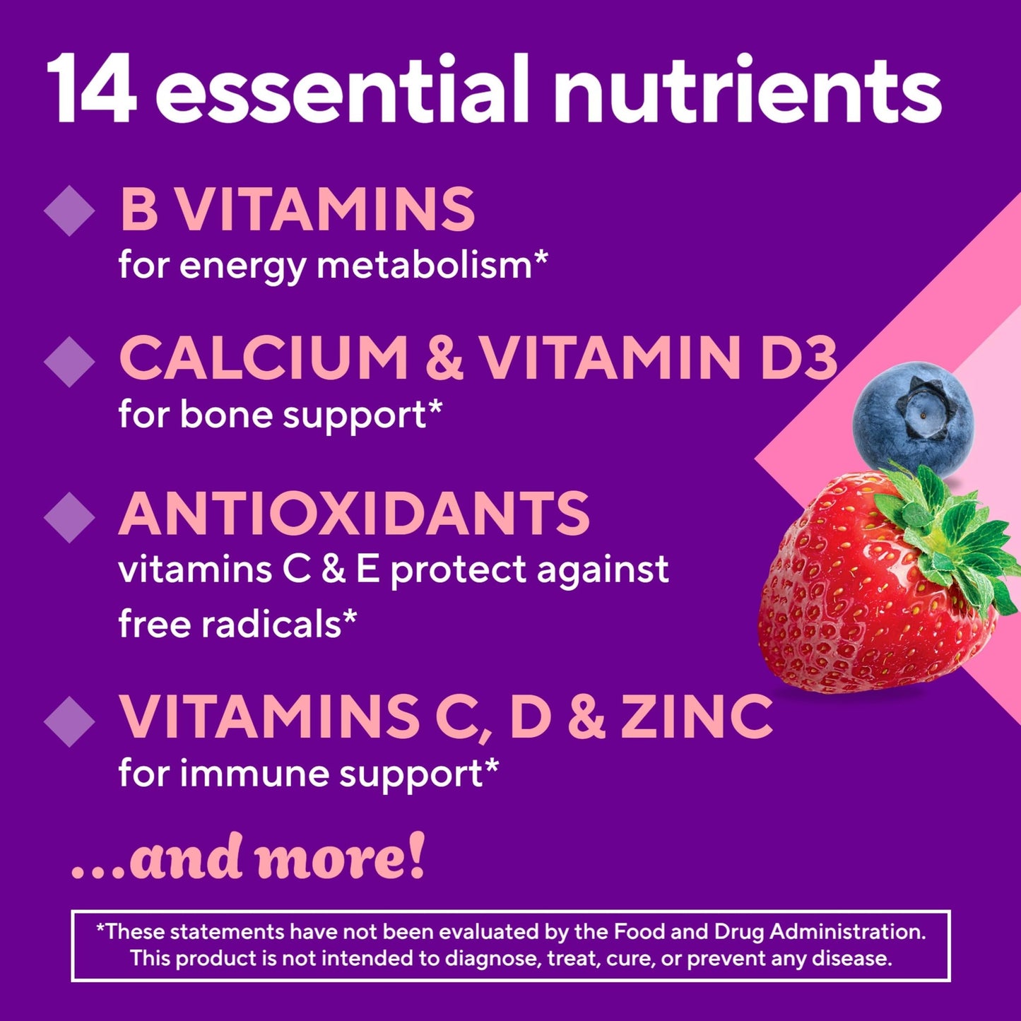 Vitafusion Women’s Sugar Free Daily Multivitamin Supplement, Keto Diet Friendly Adult Gummy Vitamin for Energy VitafusionBuy Supplements Australia