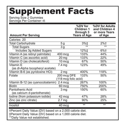 Defender Mami Kids Vitamin Gummies – Multivitamin & Mineral Formula, Non‑GMO · Gluten‑Free, 90 Count Chewables for Daily Immune Defender Mami