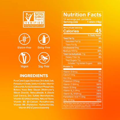 Liquid I.V. Hydration Multiplier + Immune Support - Tangerine - Hydration Powder Liquid I.V.Buy Supplements Australia