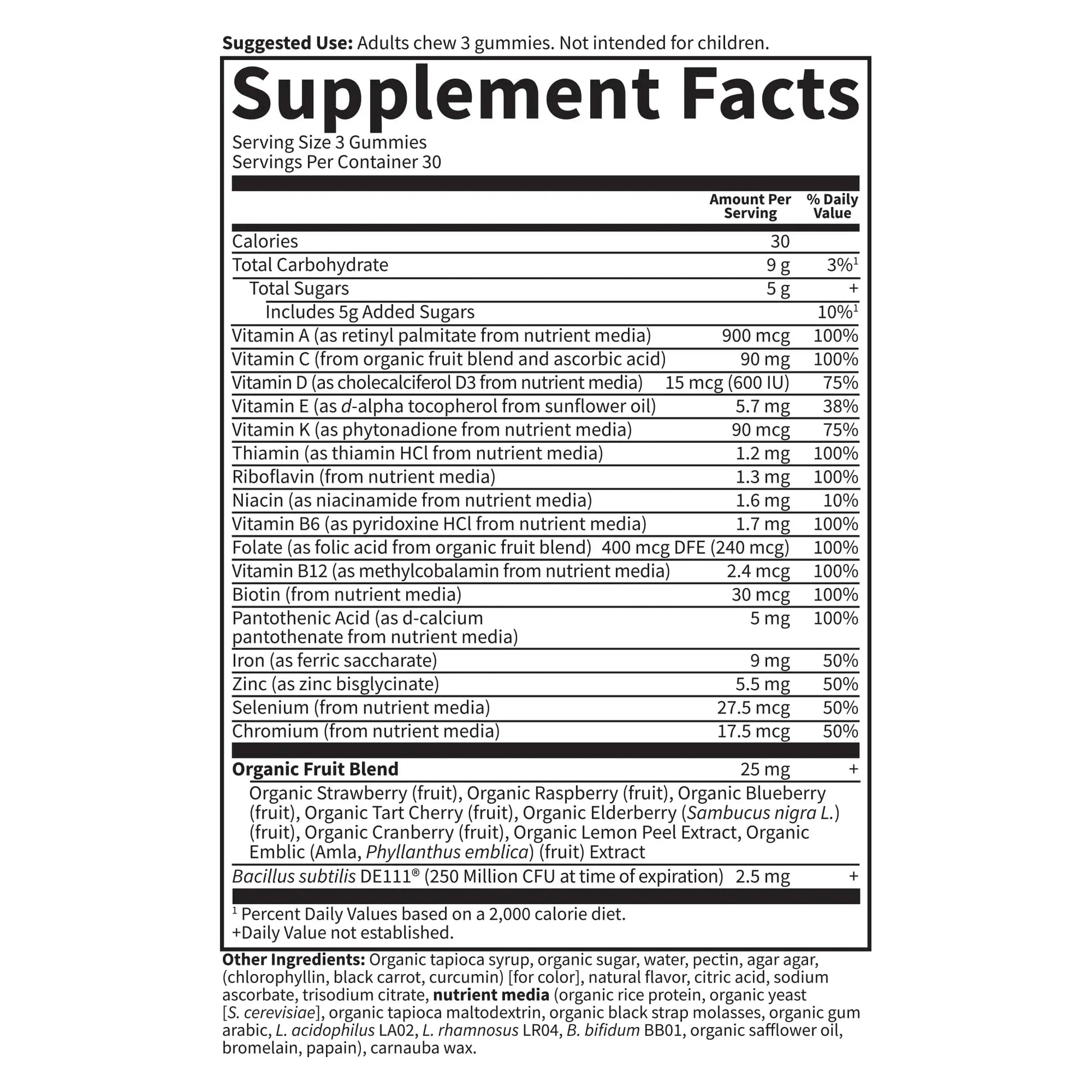 Garden of Life Vitamin Code Women’s Multivitamin Gummy with Iron: Folate, Biotin, D3 & B12 for Hair, Skin & Nails Garden of Life