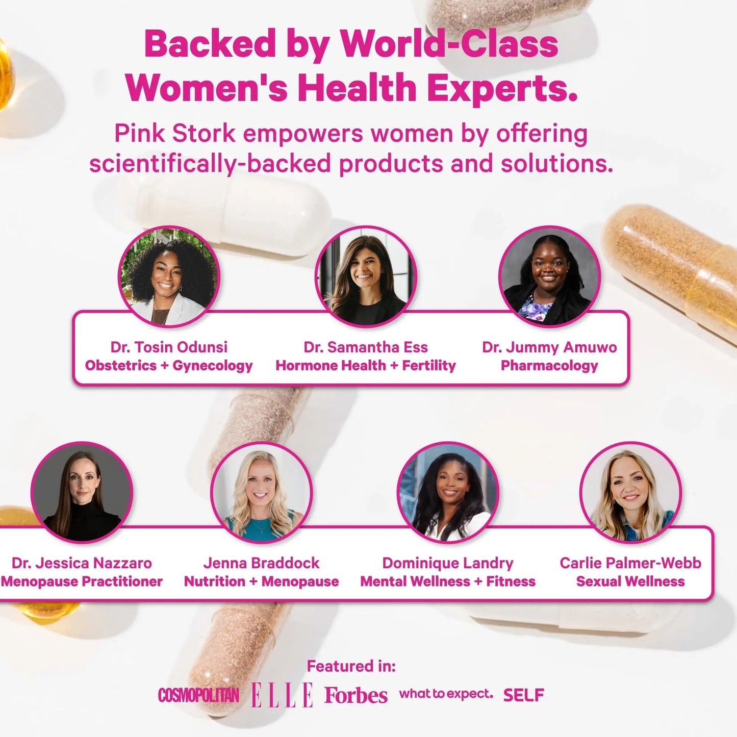 Pink Stork Total Women's Multivitamin - 19 Essential Vitamins for Women & Nutrients – Energy, Metabolism, Hormone, Immune & Mood Support Pink StorkBuy Supplements Australia