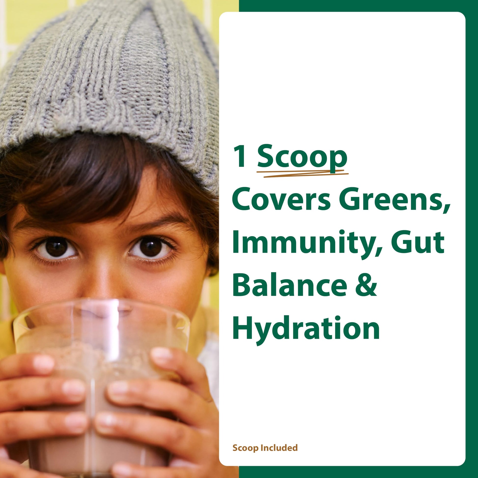 MacroLife Naturals MacroCoco Super Greens Drink, Chocolate Powder Superfood for Kids & Teens - Whole Food Fruit & Vegetable Multi-Vitamins Probiotics Digestive Enzymes & Fiber Supplement - 32 Servings MacroLife NaturalsBuy Supplements Australia