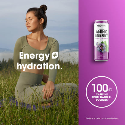 Optimum Nutrition Amino Energy Sparkling Hydration Drink, Electrolytes, Caffeine Optimum NutritionBuy Supplements Australia